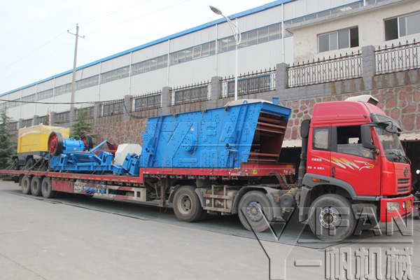 Yifan Machinery Circular Vibrating Screen and Jaw Crusher were Delivered to Shanghai (YF-C22)