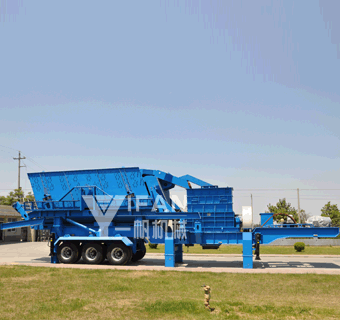 Mobile Teeth Roll Crusher