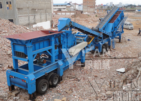 20 million tons urban construction waste crushing process to achieve concrete recycling