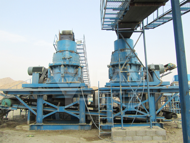 cone crusher -250t/h aggregate production line