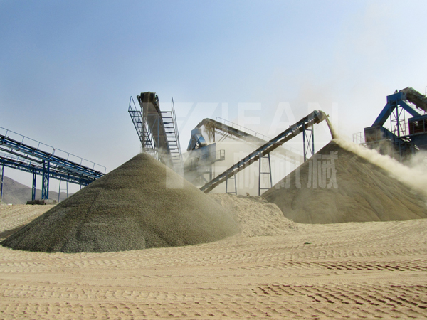 mining stones factory customer gravel aggregate production line