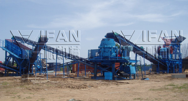 Use and maintenance of the cone crusher - stone production line