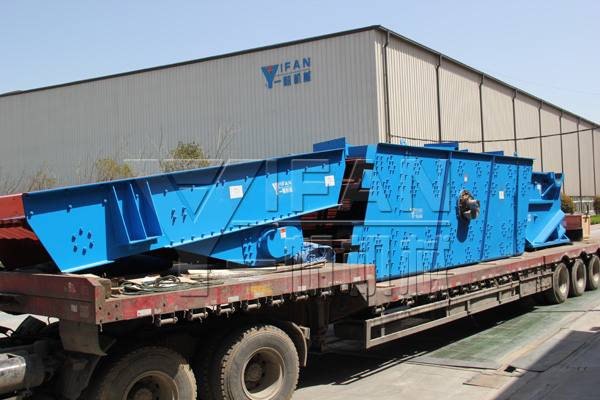 YIFAN crushing and screening equipments was sent to Indonesia