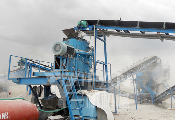 Mechanism of sand production line process