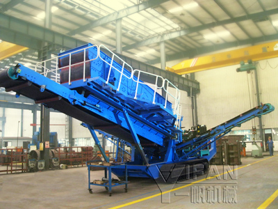 Crawler Screening Crusher