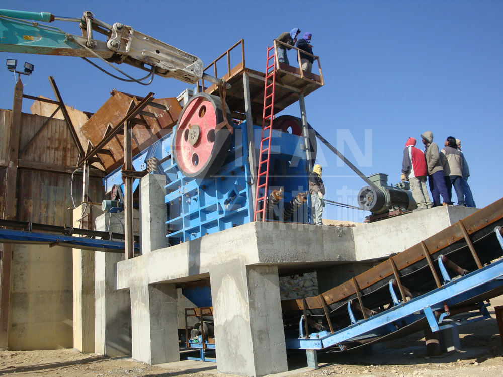 Jaw crusher  stone crushing product line