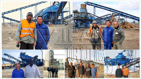 Sand production line contracting services