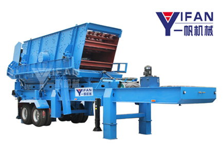 Mobile Screening Station,Mobile Screening Plants,Wheel mobile screening station