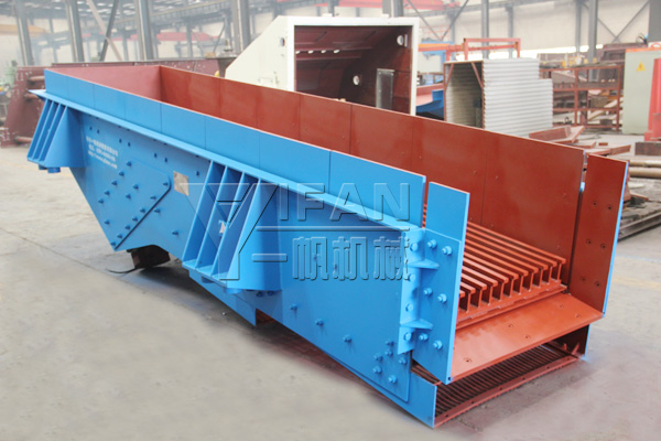 YIFAN GZT1148 double vibration feeder to improve the efficiency of the sand and gravel production line