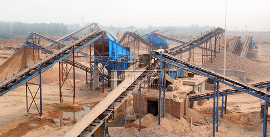 300 tons / hour river gravel sand production line in China