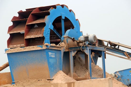 sand washing machine