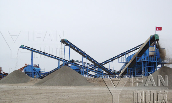 Azerbaijan 1500T / h stone production line site