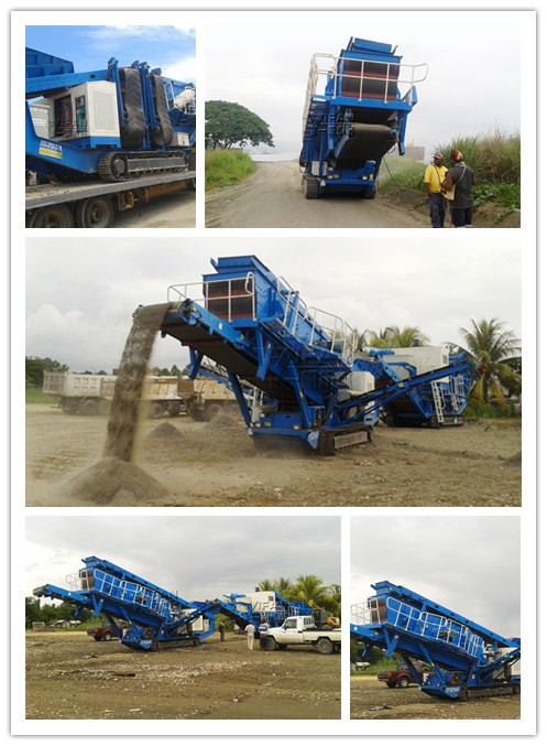 Construction waste recycling - construction waste mobile crushing machine-Crawler Mobile Impactor plants